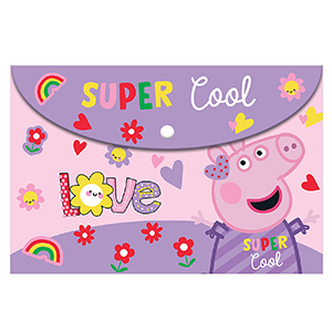 50-3079 A4 PEPPA BUTTON ENVELOPE χονδρική, School Items χονδρική