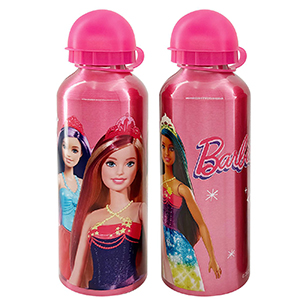 50-3096 Παγούρι Μεταλλικό Barbie 500ml 21x6,5cm   500ml χονδρική, Σχολικά χονδρική
