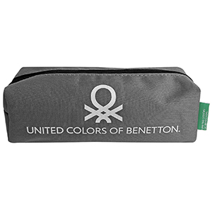 50-3103 Κασετίνα Γκρι United Colors of Benetton 20x6cm χονδρική, Σχολικά χονδρική