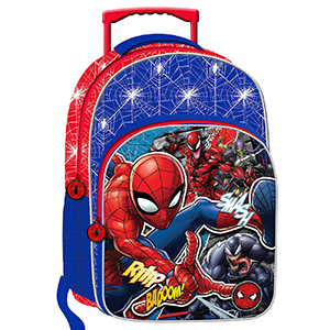 50-3104 ΤΡΟΛΕΥ ΔΗΜΟΤΙΚΟΥ SPIDERMAN 43x31x18cm χονδρική, Σχολικά χονδρική