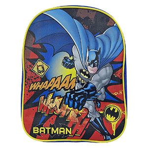 50-3106 ΤΣΑΝΤΑ ΠΛΑΤΗΣ ΝΗΠΙΟΥ BATMAN 28cm χονδρική, Σχολικά χονδρική