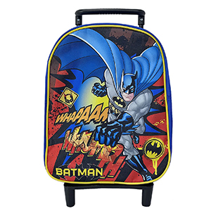 50-3110 ΤΣΑΝΤΑ ΤΡΟΛΕΥ ΝΗΠΙΟΥ BATMAN 28cm χονδρική, Σχολικά χονδρική