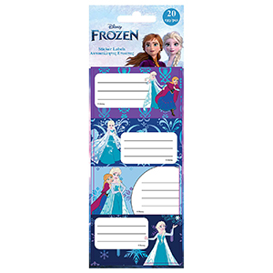 50-3130 Ετικέτες Frozen 2 σετ=5 Φύλλα 20 Ετικέτες χονδρική, Σχολικά χονδρική