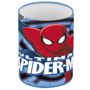 50-3167 ΜΟΛΥΒΟΘΗΚΗ ΜΕΤΑΛΛΙΚΗ SPIDERMAN 10x8cm χονδρική, Σχολικά χονδρική