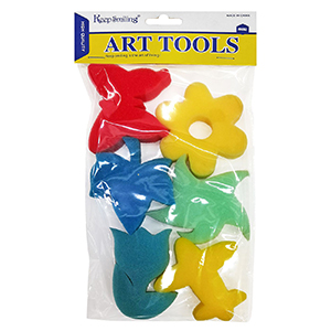 50-3185 PAINTING SPONGES FOR PRINTS SET=6 PCS χονδρική, School Items χονδρική