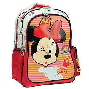 50-3270 ΤΣΑΝΤΑ ΔΗΜΟΤΙΚΟΥ ΟΒΑΛ MINNIE 46x35x20cm χονδρική, Σχολικά χονδρική
