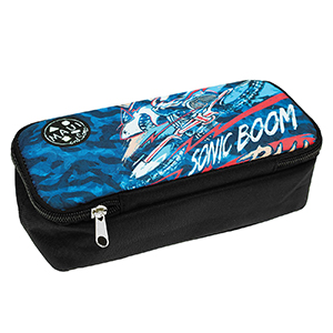 50-3281 ΚΑΣΕΤΙΝΑ ΟΒΑΛ MAUI SHARKMAN 23x10x6cm χονδρική, Σχολικά χονδρική