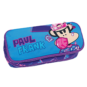 50-3284 ΚΑΣΕΤΙΝΑ ΟΒΑΛ PAUL FRANK 23x10x6cm χονδρική, Σχολικά χονδρική