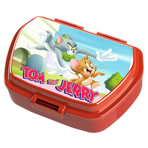 50-3299 Δοχείο Πλαστικό Φαγητού tom and Jerry 18x13.5x5.5cm χονδρική, Σχολικά χονδρική