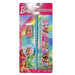 50-3304 Σχολικό σετ 4τεμ Barbie 23x11cm χονδρική, Σχολικά χονδρική