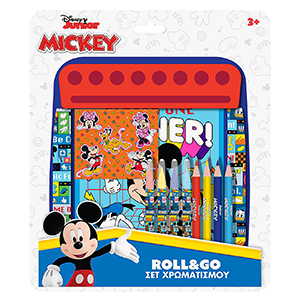 50-3337 Σετ Χρωματισμού Roll & go Mickey-Minnie 24.5x21cm χονδρική, Σχολικά χονδρική