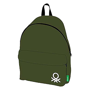 50-3349 Τσάντα Εφηβική Χακί United Colors of Benetton 41x30x17cm χονδρική, Σχολικά χονδρική
