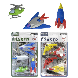 50-3373 Γόμες 3d Ιπτάμενα 4τεμ ~4cm χονδρική, Σχολικά χονδρική