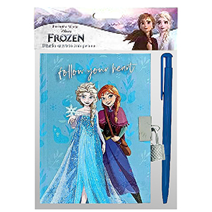 50-3376 Diary με Λουκέτο & Στυλό Frozen 18x12cm χονδρική, Σχολικά χονδρική