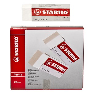 50-788 Γόμα Stabilo Λευκή πακ=20τεμ  χονδρική, Σχολικά χονδρική
