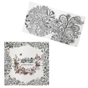 6-682 ΒΙΒΛΙΟ ΧΡΩΜΑΤΙΣΜΟΥ FLOWER 15x15cm χονδρική, Σχολικά χονδρική