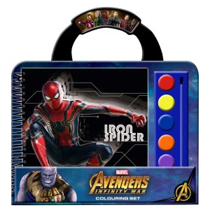 6-690 ΒΙΒΛΙΟ ΔΡΑΣΤΗΡΙΟΤΗΤΩΝ AVENGERS ΜΕ ΝΕΡΟΜΠΟΓΙΕΣ  χονδρική, Σχολικά χονδρική