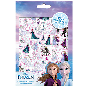 6-694 Μπλοκ με 300 Αυτοκόλλητα Frozen 21,5x14,5cm χονδρική, Σχολικά χονδρική