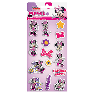 6-700 Αυτοκόλλητα Puffy Minnie 22x10cm χονδρική, Σχολικά χονδρική