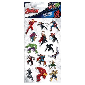 6-704 ΑΥΤΟΚΟΛΛΗΤΑ PUFFY AVENGERS 22x10cm χονδρική, Σχολικά χονδρική