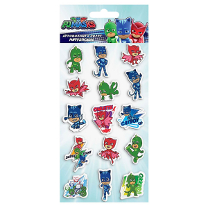 6-708 ΑΥΤΟΚΟΛΛΗΤΑ PUFFY PJ MASKS 22x10cm χονδρική, Σχολικά χονδρική