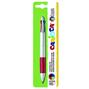 60-728 Στυλό 4 Χρωμάτων Carioca Ballpoint 1.0mm  χονδρική, Σχολικά χονδρική