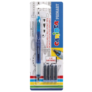 60-730 Στυλό σετ με 4 Μελάνια Carioca Ballpoint 1.0mm  χονδρική, Σχολικά χονδρική