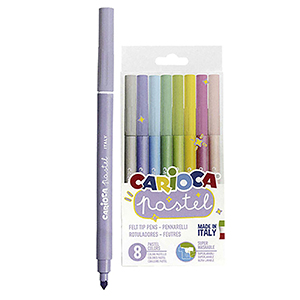 60-747 Μαρκαδόροι Carioca Pastel 8 Χρωμάτων  χονδρική, Σχολικά χονδρική