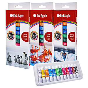 60-794 Τέμπερες Σωληνάρια πακ=12x9ml 12x9mL χονδρική, Σχολικά χονδρική