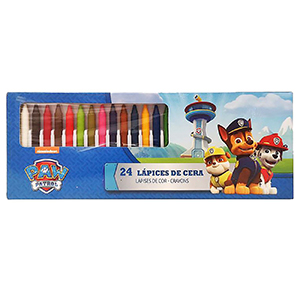 60-807 Κηρομπογιές σετ=24τεμ paw Patrol  χονδρική, Σχολικά χονδρική