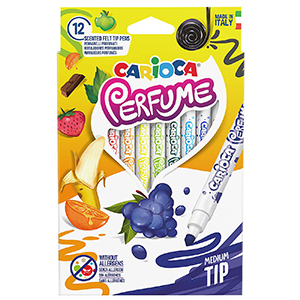60-823 Μαρκαδόροι Carioca Perfume σετ=12 Χρώματα  χονδρική, Σχολικά χονδρική