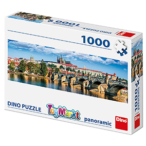 69-1675 ΠΑΖΛ 1000 ΤΕΜ PANORAMIC ΠΡΑΓΑ ΚΑΣΤΡΟ & ΠΟΤΑΜΙ 32x23x7cm χονδρική, Παιχνίδια χονδρική