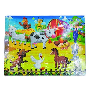 69-1699 ΠΑΖΛ ΞΥΛΙΝΟ ΖΩΑΚΙΑ ΦΑΡΜΑΣ 30x22cm χονδρική, Σχολικά χονδρική