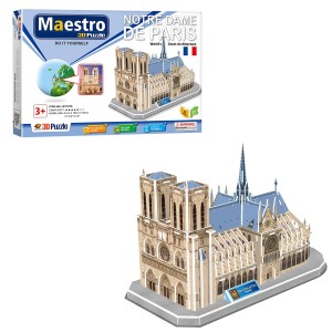 69-1738 ΠΑΖΛ 3D MAESTRO NOTRE DAME 96 ΤΕΜ 30x21cm χονδρική, Παιχνίδια χονδρική