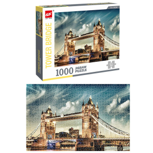 69-1758 ΠΑΖΛ 1000 ΤΕΜ BRIDGE TOWER 25x20x5cm χονδρική, Παιχνίδια χονδρική