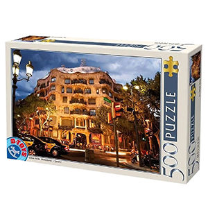 69-1826 ΠΑΖΛ 500 ΤΕΜ CASA MILA ΒΑΡΚΕΛΩΝΗ 39x27cm χονδρική, Παιχνίδια χονδρική