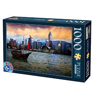 69-1828 ΠΑΖΛ 1000 ΤΕΜ HONG KONG 39x27cm χονδρική, Παιχνίδια χονδρική