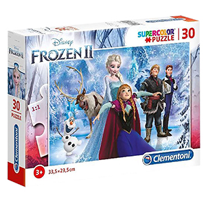 69-1838 MAXI PUZZLE CLEMENTONI 30 TEM FROZEN II 40x27x4cm χονδρική, Παιχνίδια χονδρική