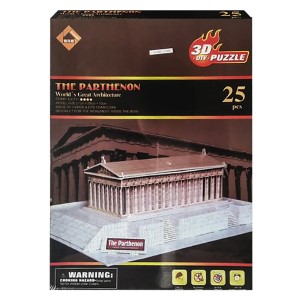 69-693 ΠΑΖΛ 3D ΠΑΡΘΕΝΩΝΑΣ 22x30cm χονδρική, Παιχνίδια χονδρική