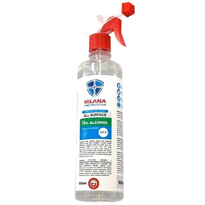 7-179 MILANA ΑΛΚΟΟΛΟΥΧΟ ΚΑΘΑΡΙΣΤΙΚΟ ΕΠΙΦΑΝΕΙΩΝ 500 ml χονδρική, Είδη Σπιτιού χονδρική
