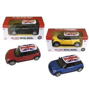 70-1887 MINI COOPER ΜΕΤΑΛΛΙΚΟ PULL BACK 1:32 16cm χονδρική, Παιχνίδια χονδρική