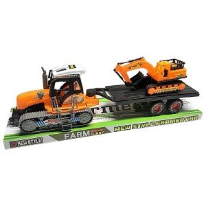 70-2085 ΕΡΠΥΣΤΡΙΟΦΟΡΟ ΤΡΑΚΤΕΡ FRICTION ΜΕ ΕΡΠΥΣΤΡΙΟΦΟΡΟ ΕΚΣΚΑΦΕΑ 47x15x13cm χονδρική, Παιχνίδια χονδρική