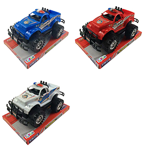 70-2143 Αγροτικό Τζιπ Ψηλωμένο Friction Police 20cm χονδρική, Παιχνίδια χονδρική