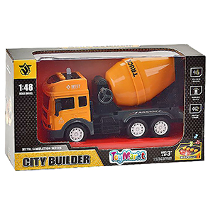 70-2222 Die Cast Friction Μπετονιέρα με φως + ήχο 27x15x10cm χονδρική, Παιχνίδια χονδρική