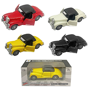 70-2281 Κλασική Mercedes die Cast Pull Back 1:32 16x7x6cm χονδρική, Παιχνίδια χονδρική