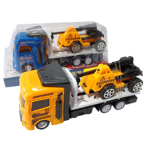 70-2294 Νταλίκα Friction με Δομικό Pull Back 22x10x8cm χονδρική, Παιχνίδια χονδρική
