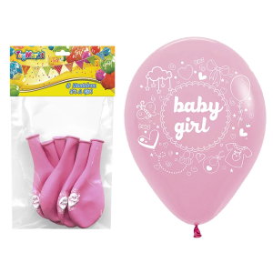 71-1246 Μπαλλόνια 12" 6τεμ it 's a Girl 30cm χονδρική, Παιχνίδια χονδρική