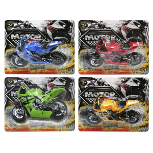 71-2750 Καρτέλα 1 τεμ Μοτοσυκλέτα Free Wheels 14x12cm χονδρική, Παιχνίδια χονδρική