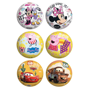 71-279 ΜΠΑΛΑ 23cm PEPPA - MINNIE - CARS χονδρική, Παιχνίδια χονδρική
