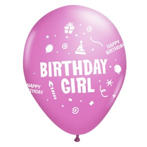 71-2817 ΣΕΤ 6 ΤΕΜ ΜΠΑΛΛΟΝΙΑ 9" BIRTHDAY GIRL 23cm χονδρική, Παιχνίδια χονδρική